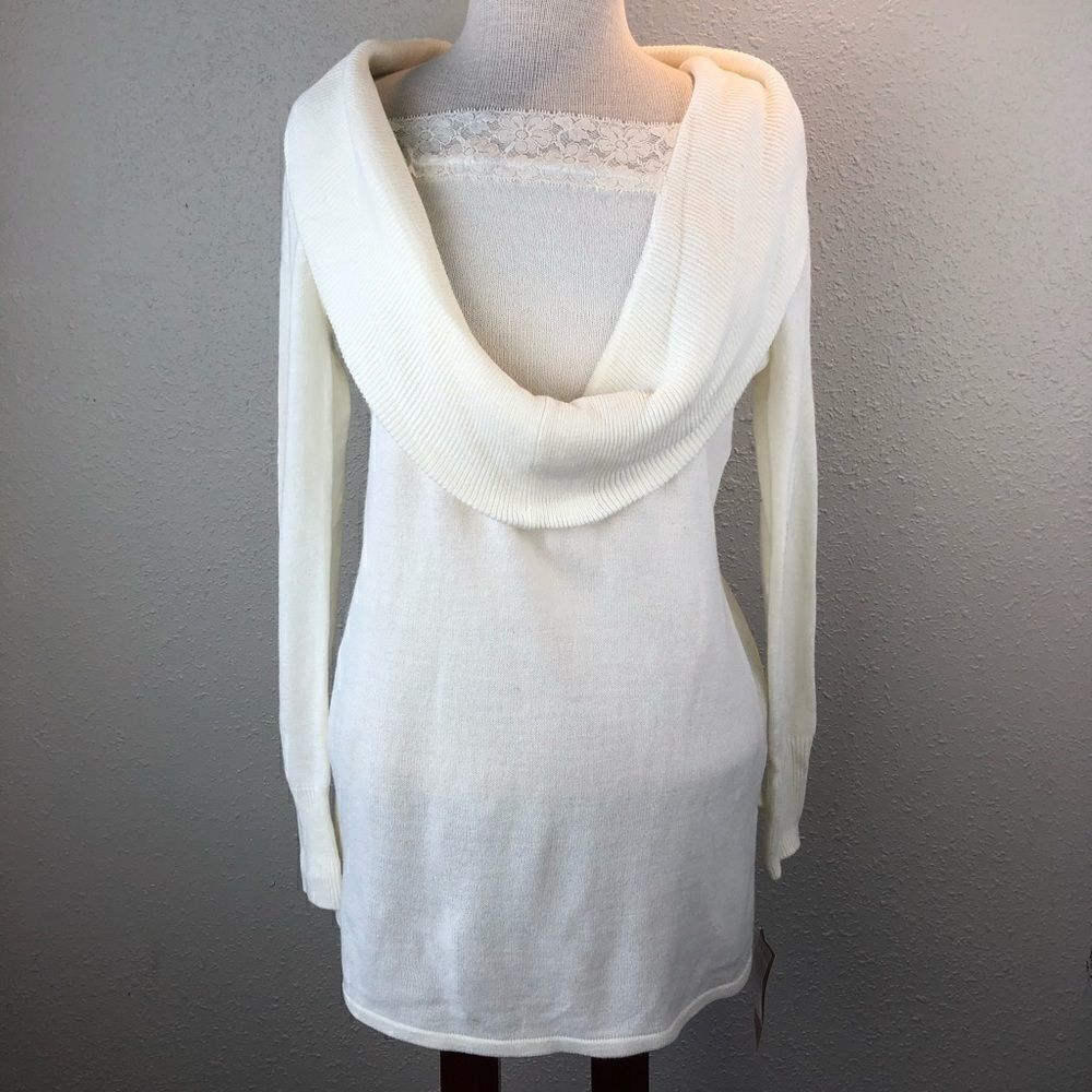 NWT Notations Cowl Neck Sweater Size S